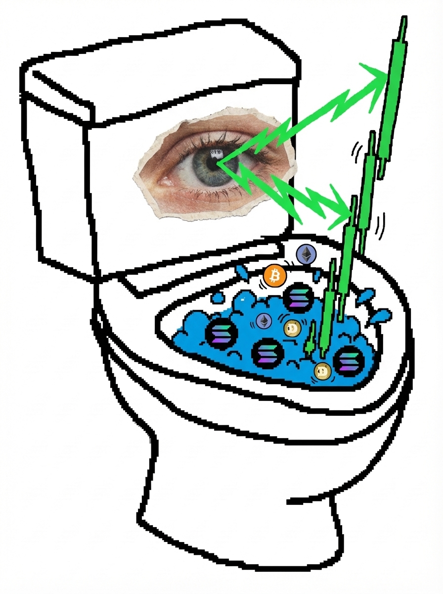 Crypto chart watching Flushy